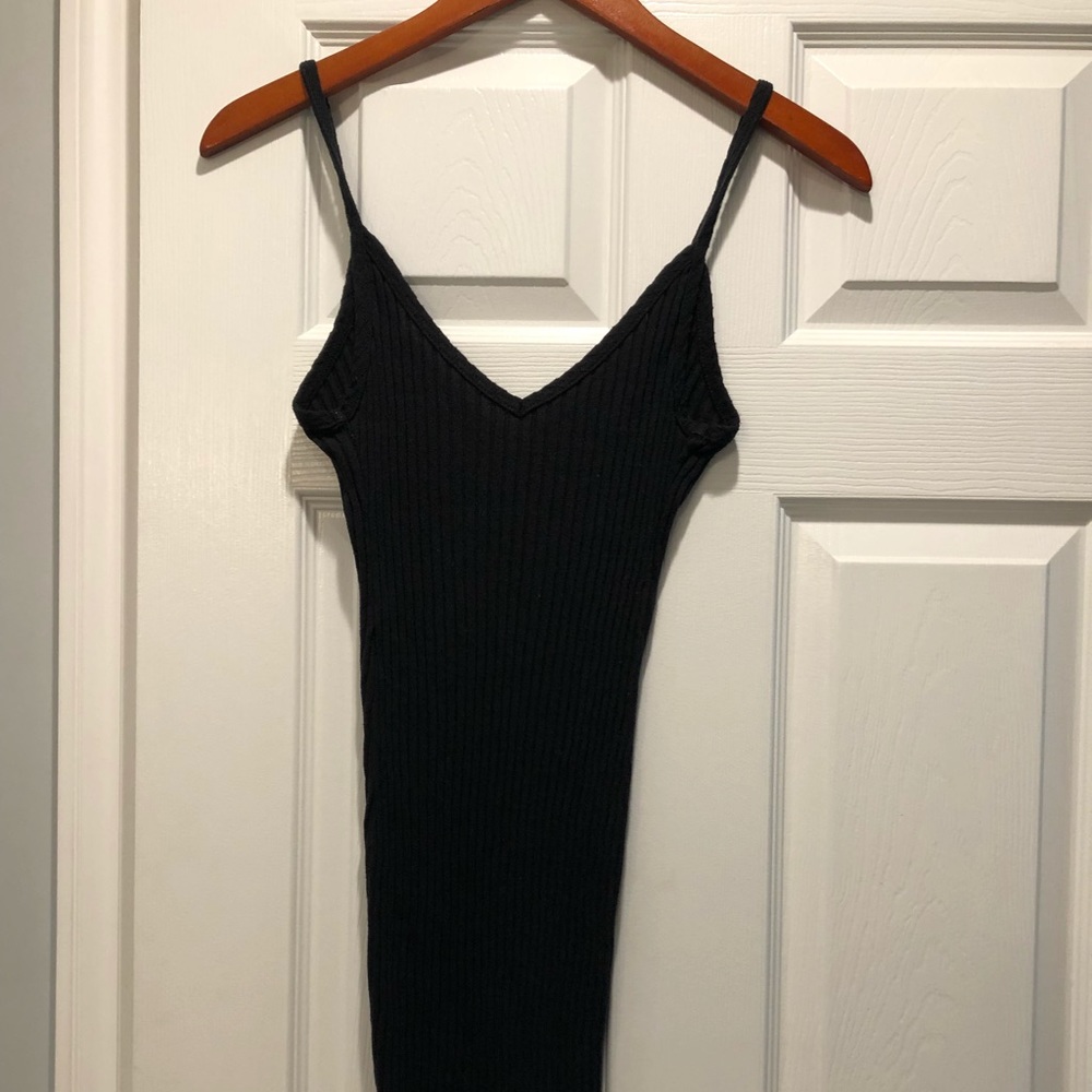 Urban Outfitters Out From Under Black ribbed dress
